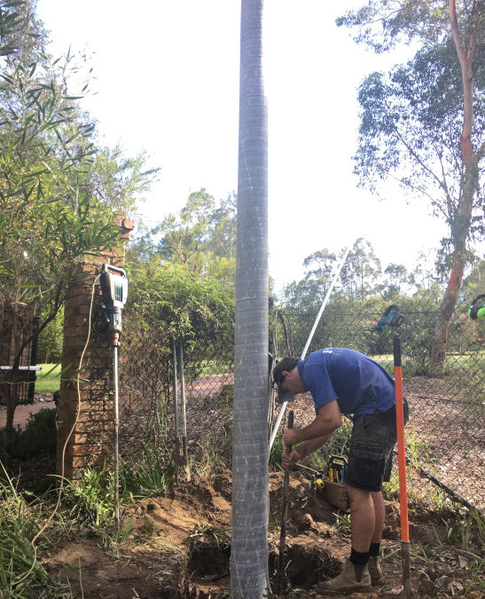 TITAN POLE INSTALLATION AND REMOVAL OF OLD TIMBER POLE – TERREY HILLS